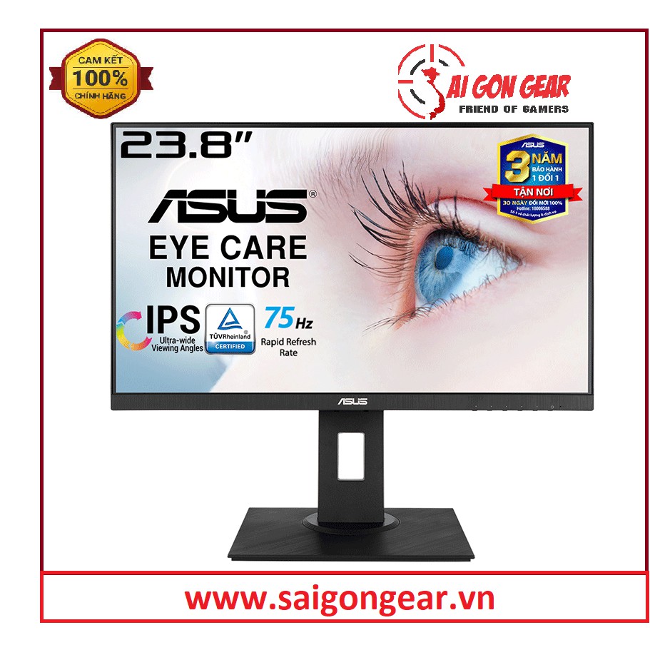 Màn hình ASUS VL249HE (23.8 inch/FHD/IPS/75Hz) | BigBuy360 - bigbuy360.vn