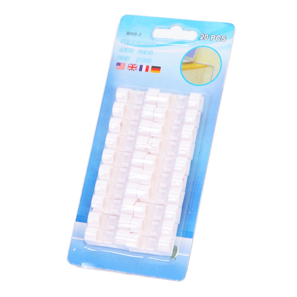Set 20 Giá Đỡ Dây Cáp Tiện Lợi