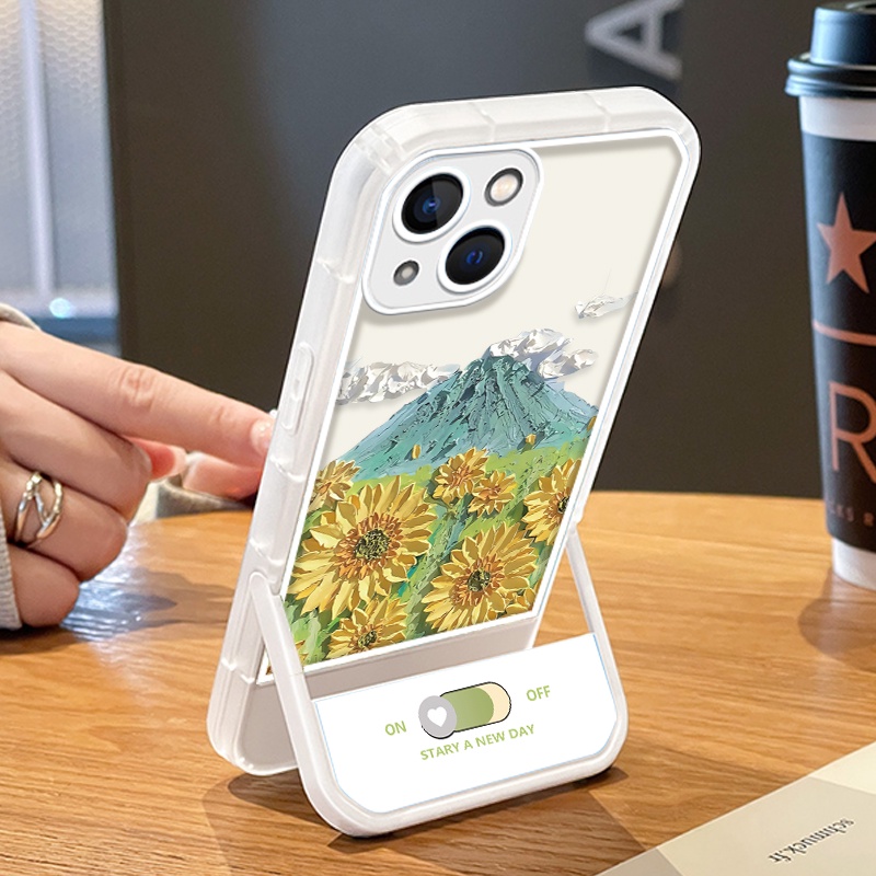 Ốp Điện Thoại TPU Chống Sốc Họa Tiết Tranh Sơn Dầu Cho IPhone 13 Pro Max 6 6S 7 8 Plus X XR XS Max SE 2020 12 Pro Max 11