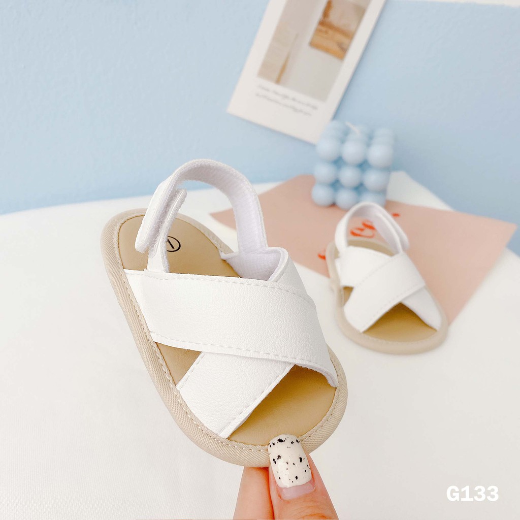 Giày sandal đế vải màu da giày tập đi cho bé của Mama Ơi - Thời trang cho bé