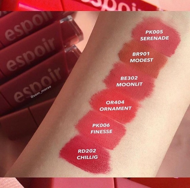SON KEM LÌ ESPOIR COUTURE LIP FLUID VELVET 2019