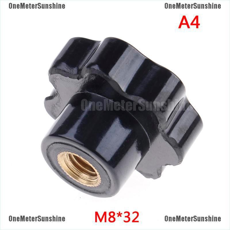 Bộ 5 núm đai ốc bằng nhựa hình ngôi sao 7 cánh M4/M5/M6/M8