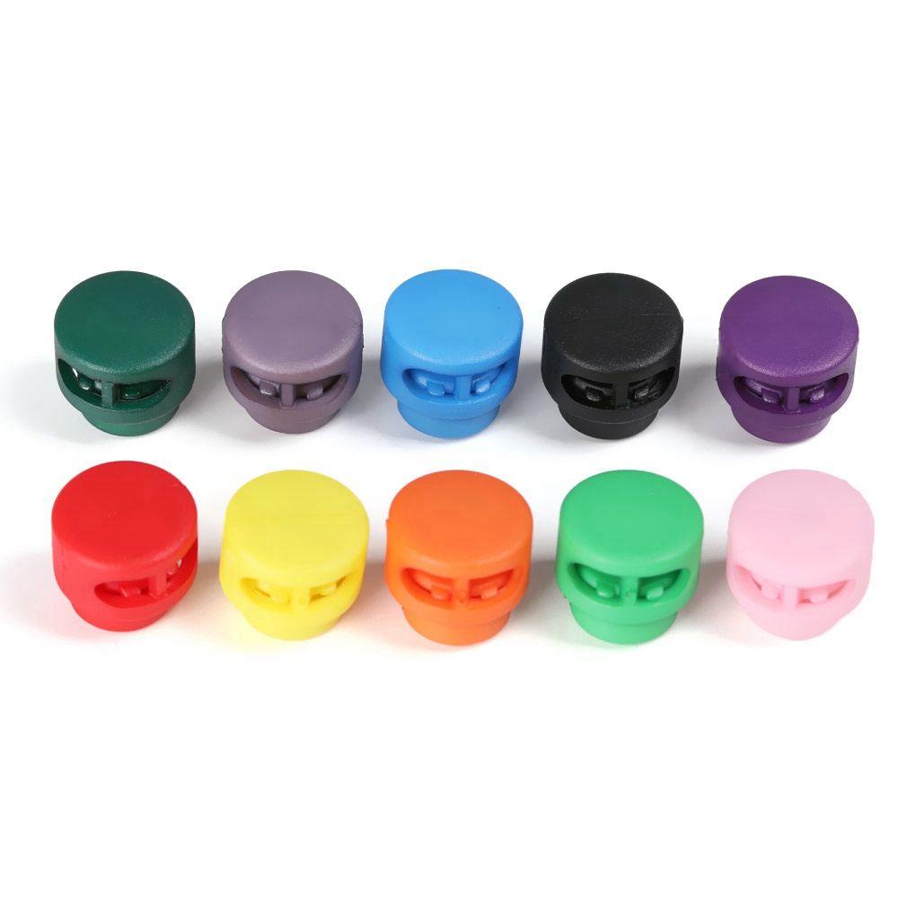 20 Nút Kẹp Nhựa 16 * 15mm Thiết Kế Hai Lỗ Tiện Dụng Khi Chơi Thể Thao