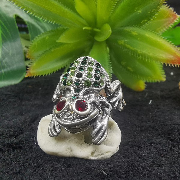 Nhẫn Inox Kiểu Con Cóc