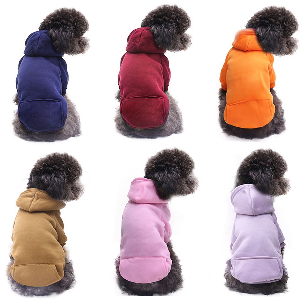 Áo hoodie cotton có túi giữ ấm mùa đông cho thú cưng chó mèo