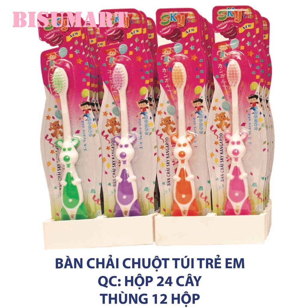 Bàn chải đánh răng trẻ em SKY 3 - 8 tuổi