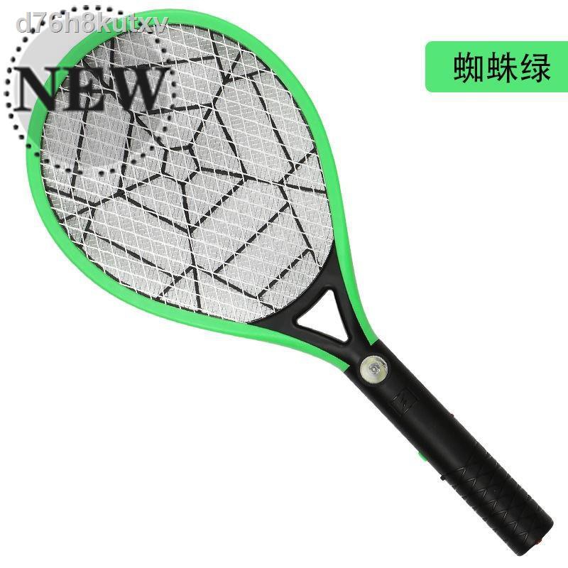 ☾◑Vỉ bắt muỗi điện Shangyuan thời trang và phong cách mới với lưới k lớn đèn pin sạc đa chức năng ruồi gia đình