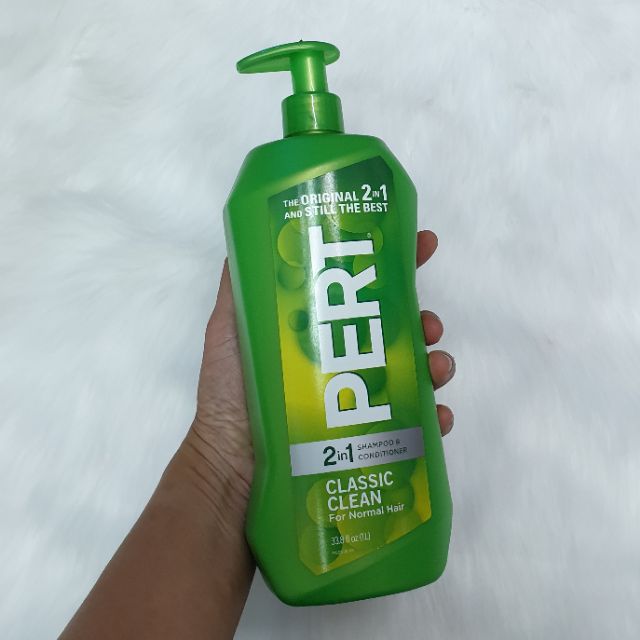 DẦU GỘI PERT THE ORIGINAL CLASSIC CLEAN 2in1 SHAMPOO & CONDITIONER 1.000mL