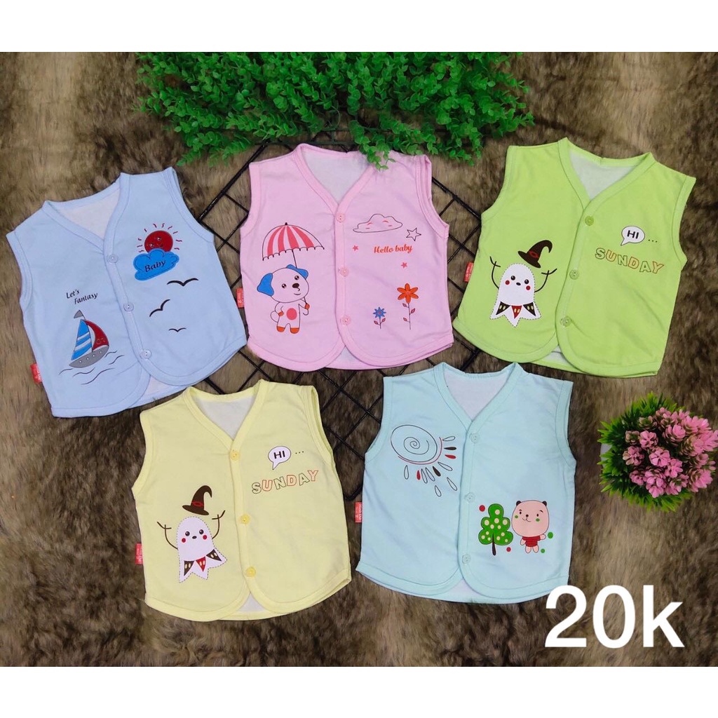 Áo gile cotton minh đức cho bé