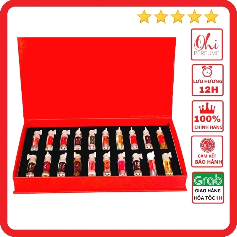 Mẫu Thử Nước Hoa - Nước Hoa Tester Chính Hãng OHI - Sở Hữu 20 Mùi Nước Hoa Đẳng Cấp Nhất Thế Giới - Hương Thơm Quyến Rũ!