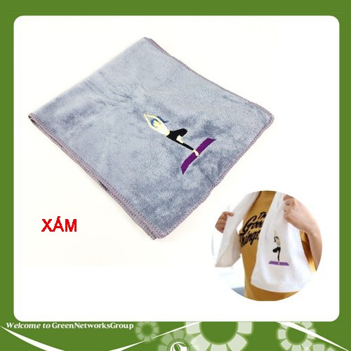 Khăn lau mồ hôi dành cho Yoga, Gym Greennetworks