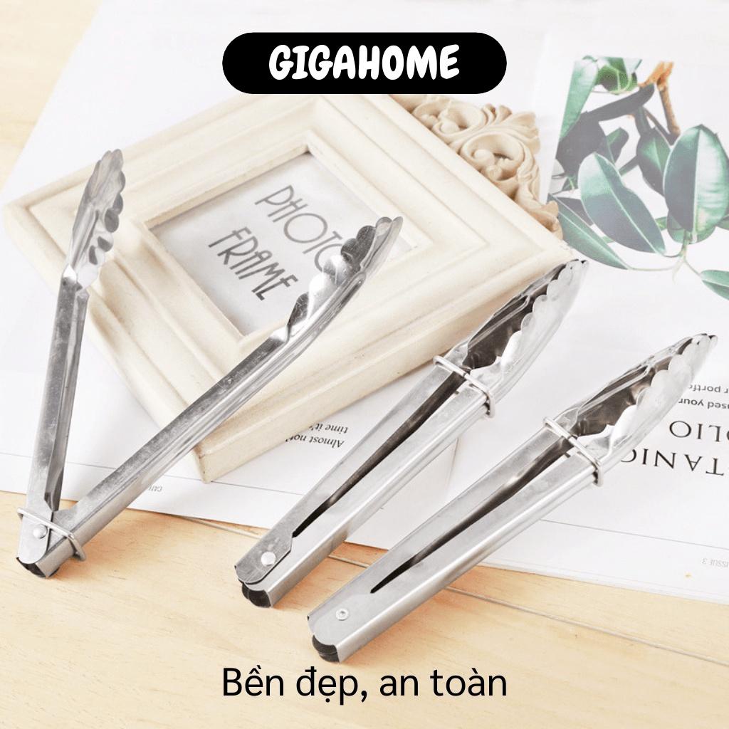 Kẹp Gắp Thức Ăn GIGAHOME Kẹp Gắp Đá, Đồ Nướng, Thực Phẩm Nóng, Lạnh Bằng Inox Không Gỉ 9477