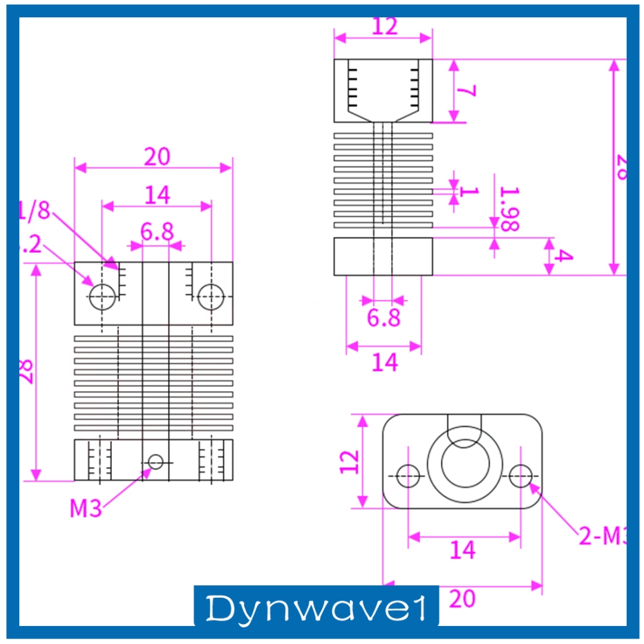 Bộ Vòi Phun Mk8 Mk8 Cho Máy In 3d Creality Cr10 Cr-10S | BigBuy360 - bigbuy360.vn