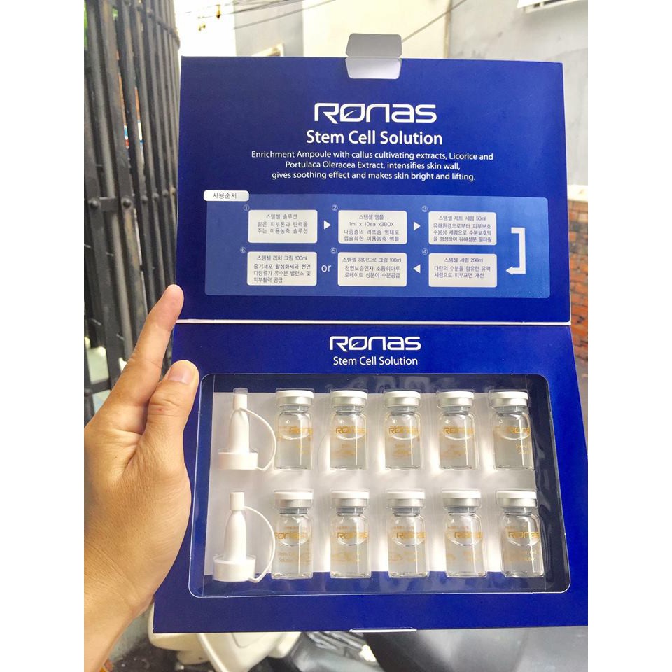 RONAS TINH CHẤT TẾ BÀO GỐC hàng chính hãng có mã QR