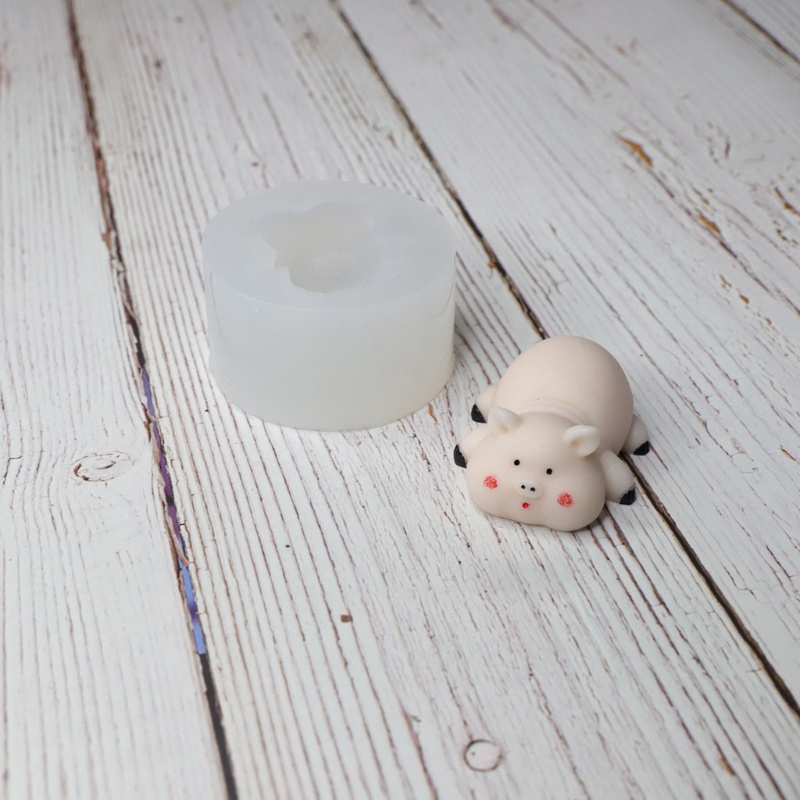 YOI 3D Dudu Pig Silicone Mold Keychain Resin Epoxy Craft Polymer Clay Craft DIY