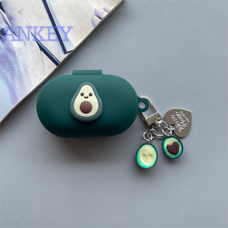 OPPO Enco Buds / W11 / W12 Vỏ bảo vệ hộp sạc tai nghe bằng silicon mềm chống sốc chống thấm nước kèm móc treo cho Oppo Enco Buds / W11