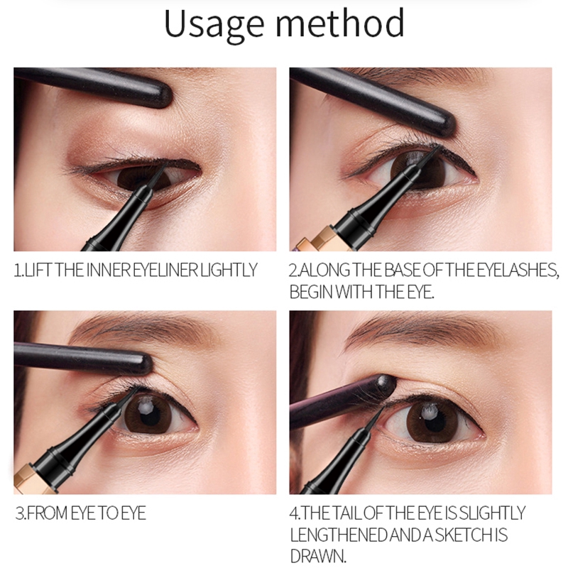 [Hàng mới về] Bút kẻ mắt dạng lỏng chống nước nhanh khô lâu trôi đến 36h giữ cho nét kẻ mắt cả ngày dài độc đáo