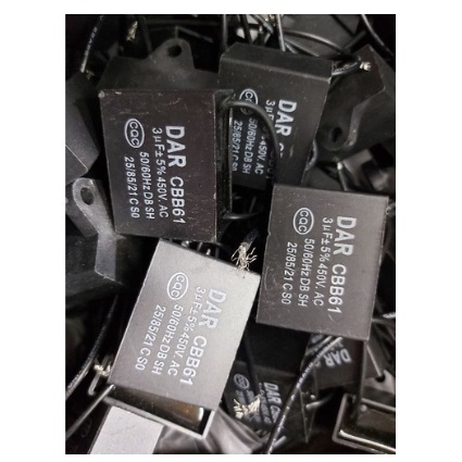 Tụ quạt  dùng thay thế cho quạt đứng và treo tường 1uF- 1,5uF-  2uF- 2,5uF- 3uF- 3,5uF- 4uF- 6uF- 8uF- 10uF- 12uF-