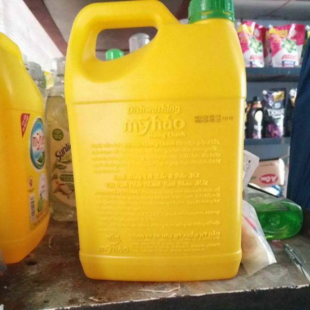 Nước rửa chén bát mỹ hảo hương chanh can 1.5 lít