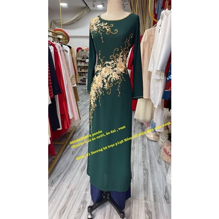 Áo dài cho mẹ ba xui giá mềm kết đẹp