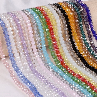 Chọn Kích Thước 2 3 4 6 8 Mm Séc Rời Rondelle Pha Lê Hạt Để Trang Sức Làm Diy Needlework AB Hạt