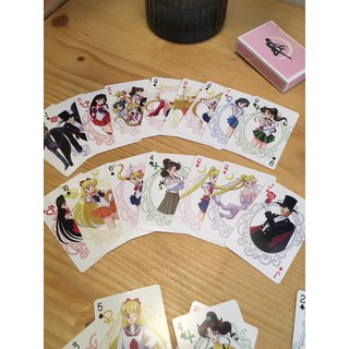 Bộ bài poker Thuỷ Thủ Mặt Trăng 52 lá cực kỳ xinh đẹp!