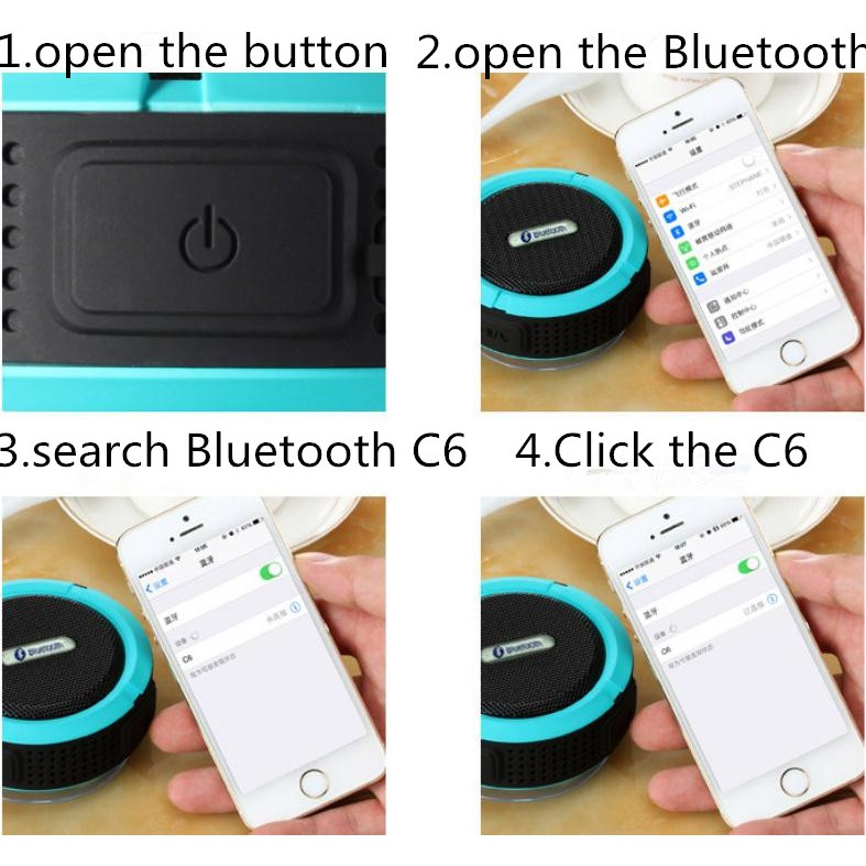 Loa bluetooth di động có đài FM chống sốc