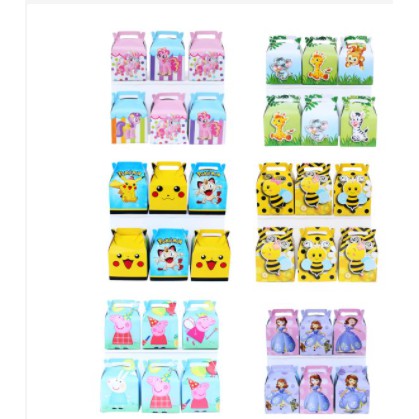 Hộp quà sinh nhật bé gái -set 6 hộp