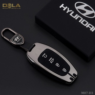 Vỏ ốp chìa khoá xe hơi - ô tô hyundai santafe 2021 , tucson 2022 - m07-d2 dolashop