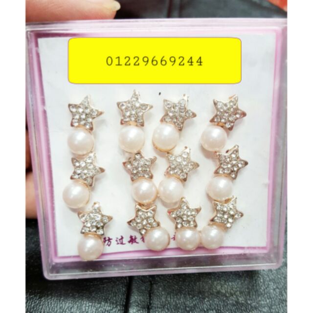 Bông tai ngọc trai hình ngôi sao
