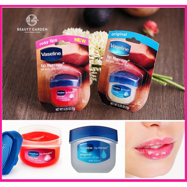 Sáp Vaseline dưỡng môi Hồng xinh 7g ( có hình thật )