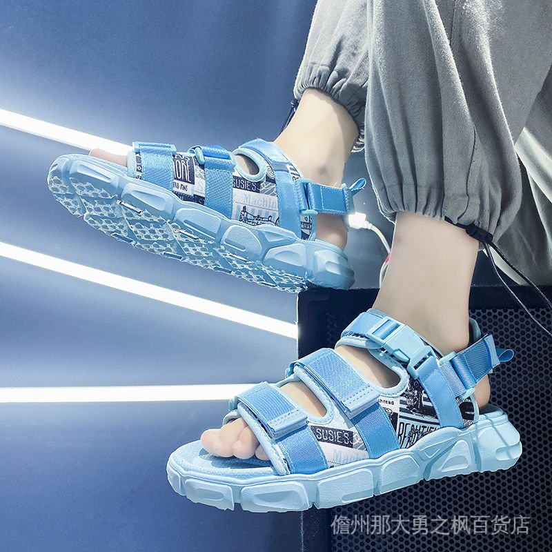 Dép Sandal Mùa Hè Thoáng Khí Phong Cách Hàn Quốc Cho Nam