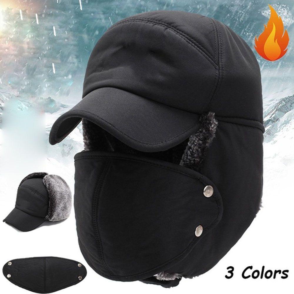 Mũ Chống Gió Che Tai Dùng Trượt Tuyết Mùa Đông