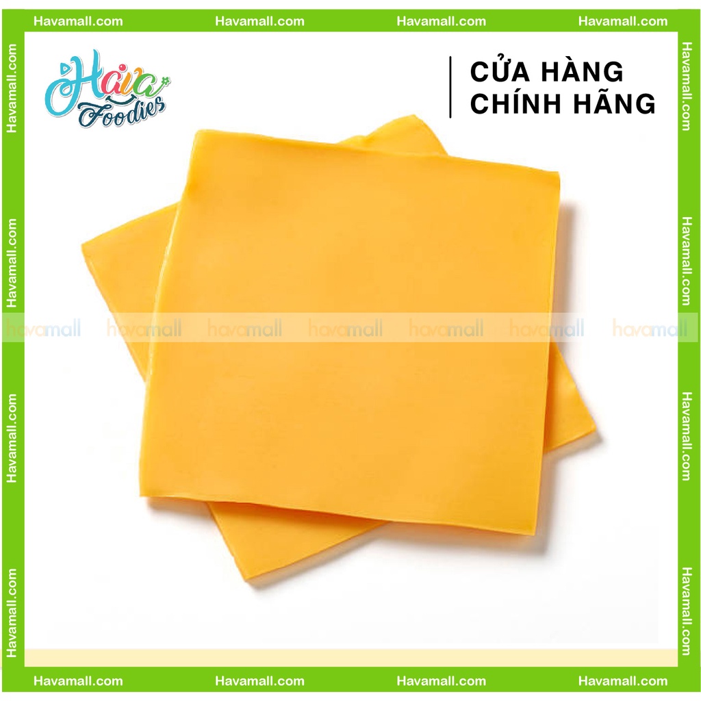 Phô Mai Cheddar Lát Havafoodies 8 Miếng - Cheddar Slices
