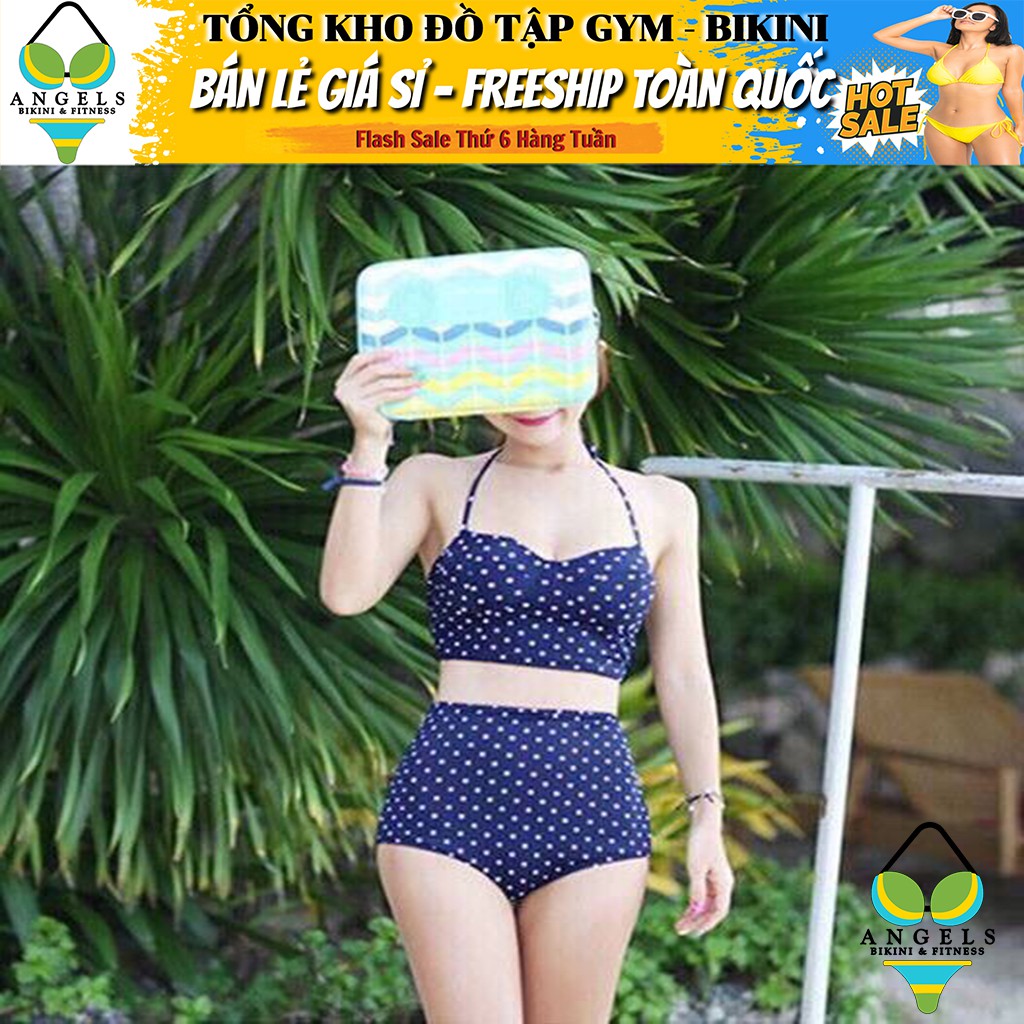 Bikini Bộ Đồ Bơi Hai Mảnh Chấm Bi Freesize Sexy BHV008 [ Giá Sỉ ] | BigBuy360 - bigbuy360.vn