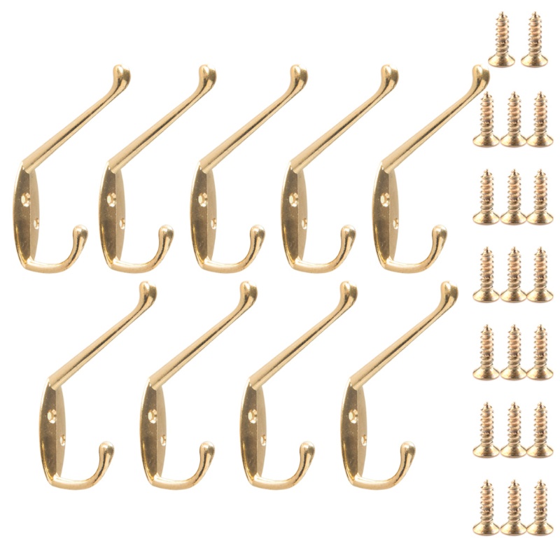 Set 9 Móc Treo Khăn Gắn Tường Chịu Được Sức Nặng Phong Cách Châu Âu
