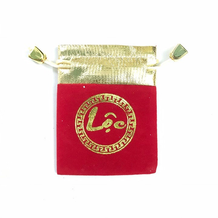 Combo 10 Túi gấm nhung chữ Lộc; Màu đỏ; 9x7cm (Dài x Rộng) - SP005125
