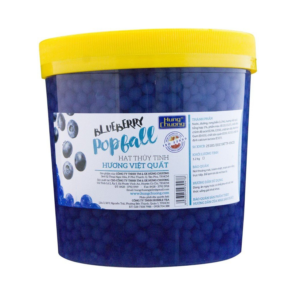 Hạt thủy tinh Việt Quất HÙNG CHƯƠNG - 3,3Kg - SP000575