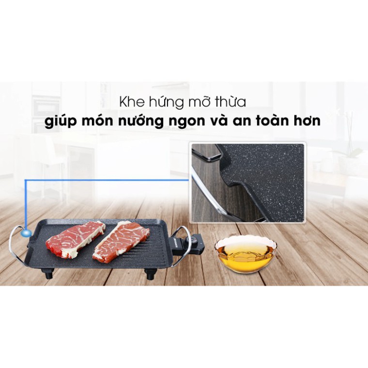 Bếp Nướng Điện Không Khói Cao Cấp SUNHOUSE SHD4607 Bảo Hành Chính Hãng