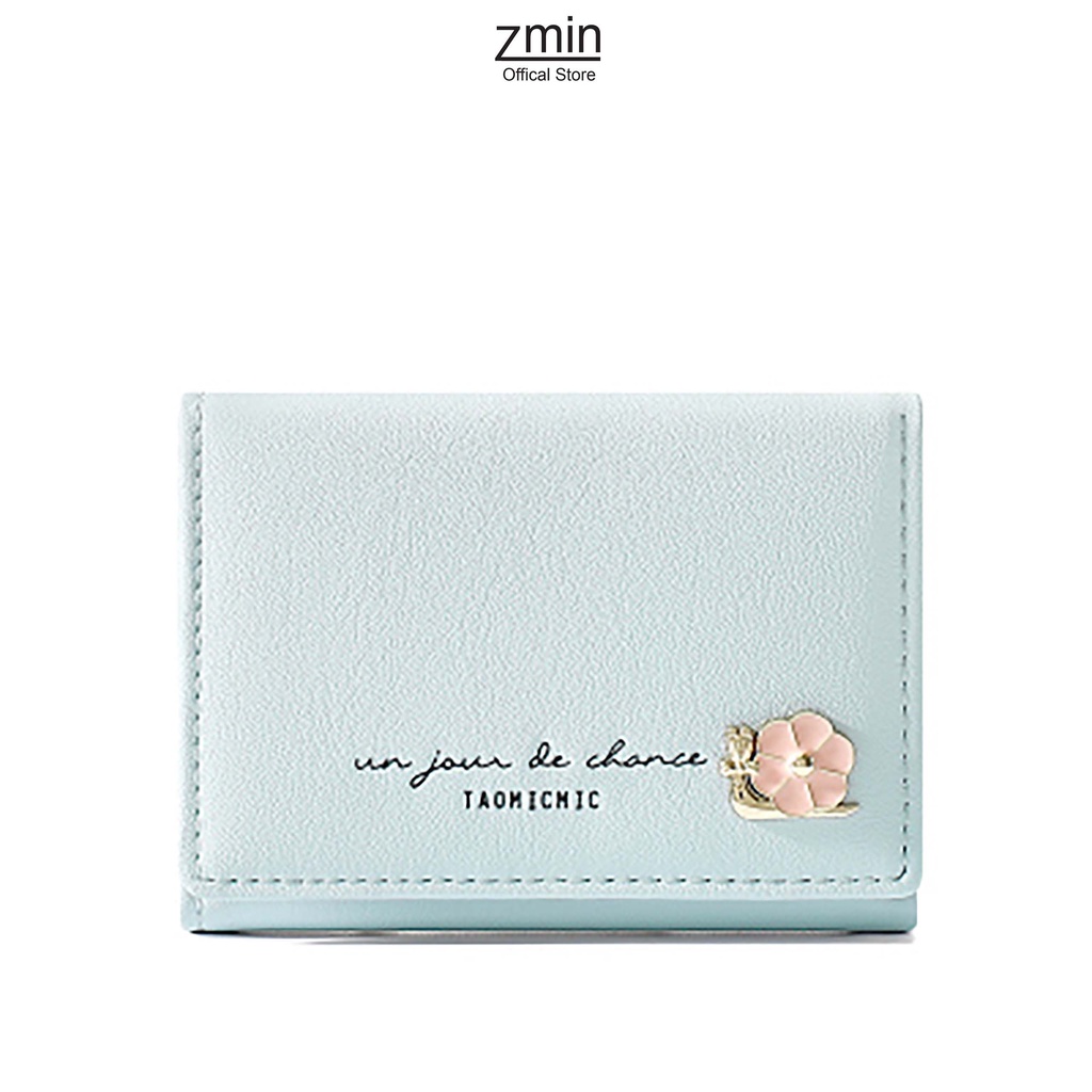 Ví nữ mini cầm tay Zmin, chất liệu da PU cao cấp - V014