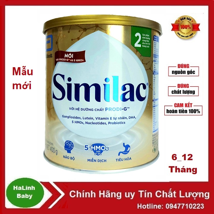 [Mẫu mới] Sữa Similac IQ Plus 2 400g [Date 2023]