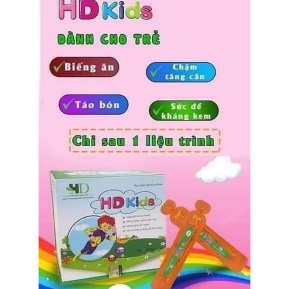 Siro Ăn Ngon HDKids cho bé biếng ăn, tiêu hóa kém 🧡[FREESHIP]🧡 Giúp ăn ngon tăng đề kháng sau 2 tuần hộp 20 ống * 10 ml