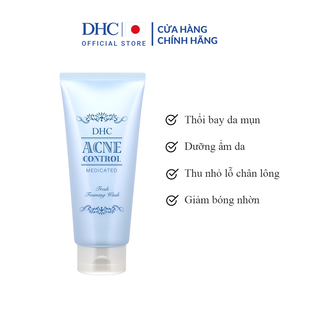 Sữa rửa mặt ngừa mụn DHC Acne Control 130g