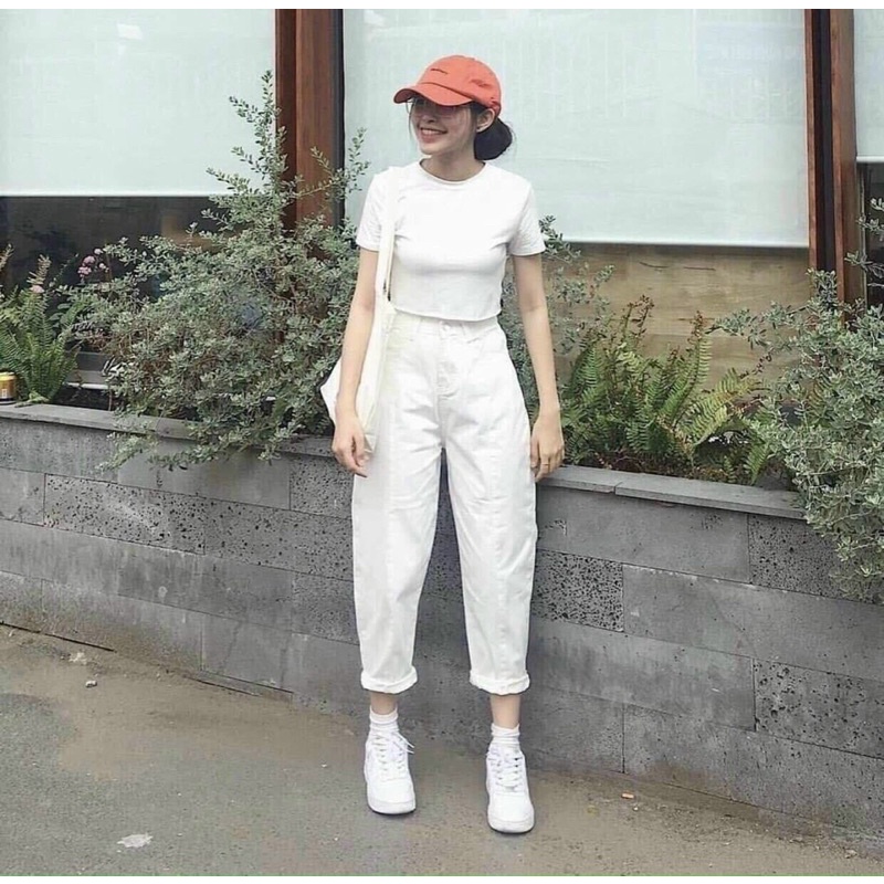 Quần Baggy Bom Co giãn xếp Li Ảnh Thật Ms 63 Tcshopjeans