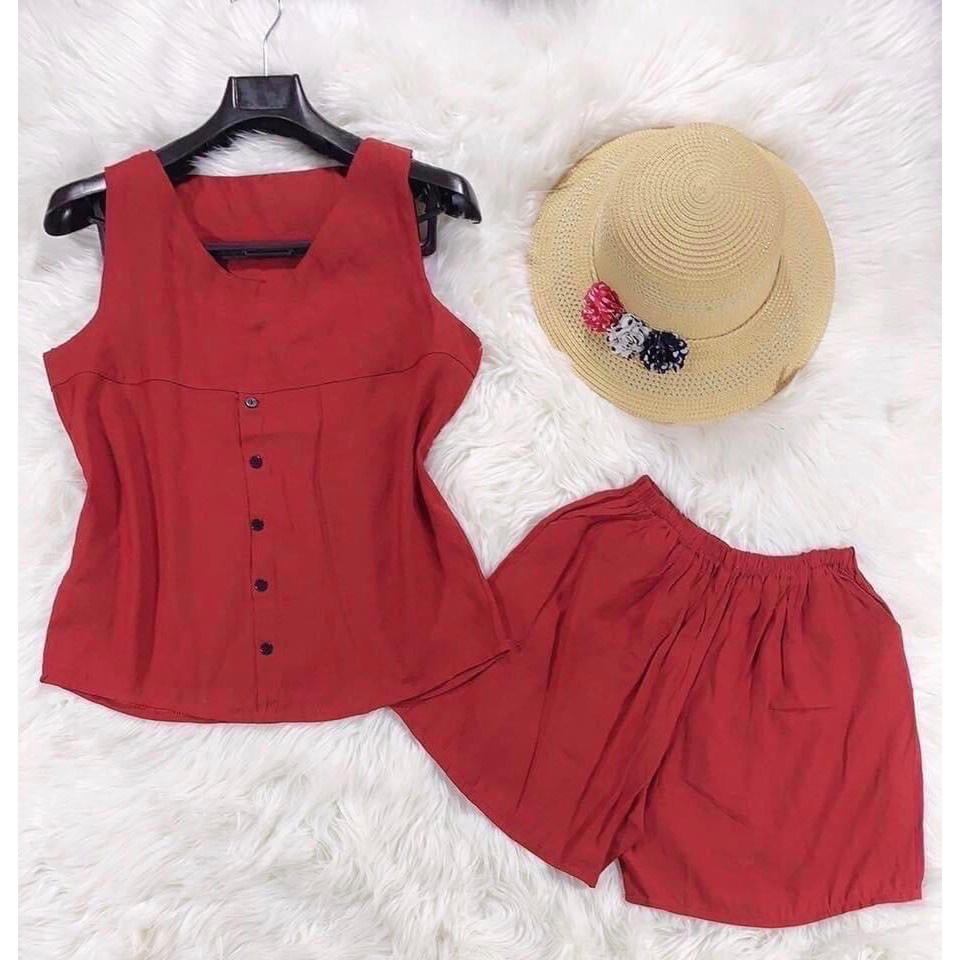 Bộ nữ mặc nhà 🌸FREESHIP🌸  Bộ Đũi Cúc 🌸FREESHIP🌸  Bộ Ngủ Mới Nhất 2020 | BigBuy360 - bigbuy360.vn