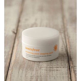 Mặt nạ ngủ trắng da chiết xuất vỏ quýt innisfree whitening pore sleeping pack