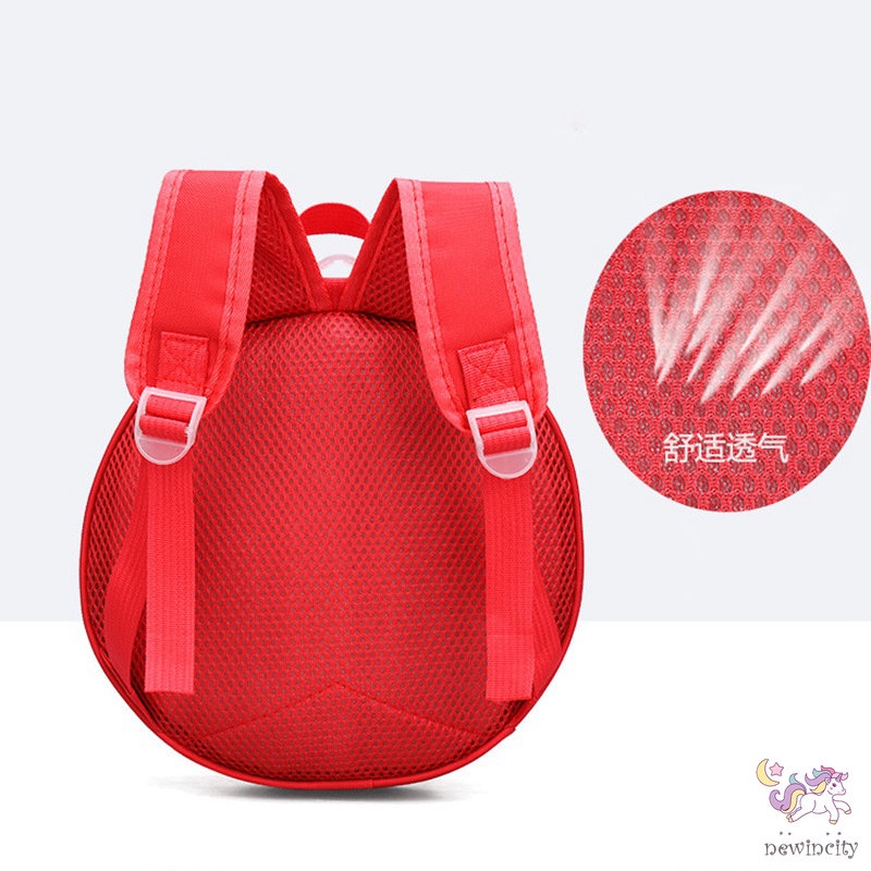 Balo Đi Học Hình Tròn Họa Tiết Hoạt Hình Phong Cách Hàn Quốc Cho Trẻ Em