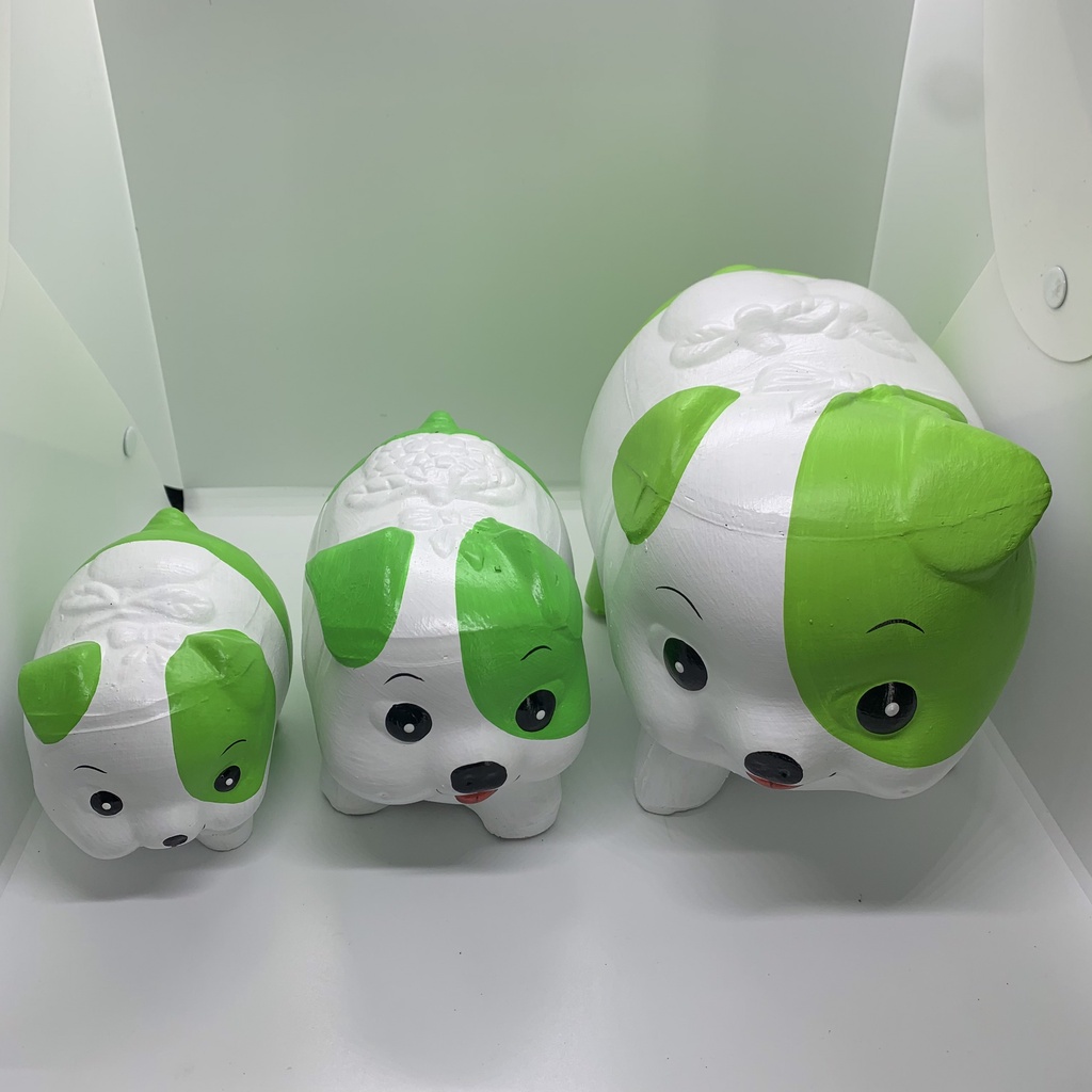 Heo đất, lợn tiết kiệm đẹp dễ thương size nhỏ và lớn dài 18cm, 23cm, 28cm