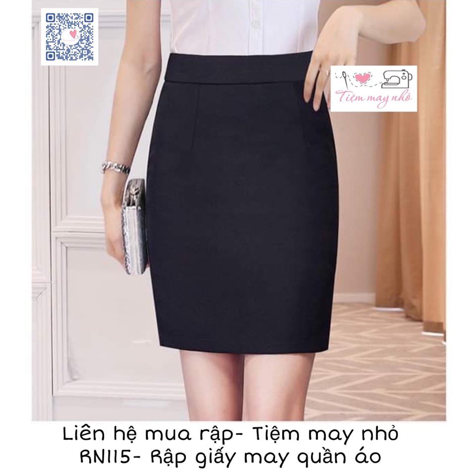 RN115_Rập giấy may chân váy bút chì