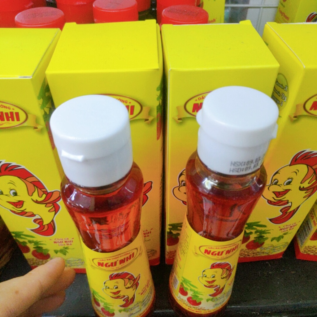 Dầu Gấc Dành Cho Trẻ Em Nhãn Hiệu Ngư Nhi,An Toàn Tốt Cho Trẻ Chai 150ml